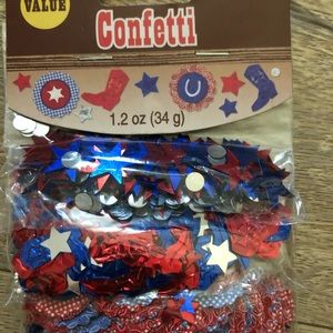 5 for $10 - rustic Western table confetti decoration